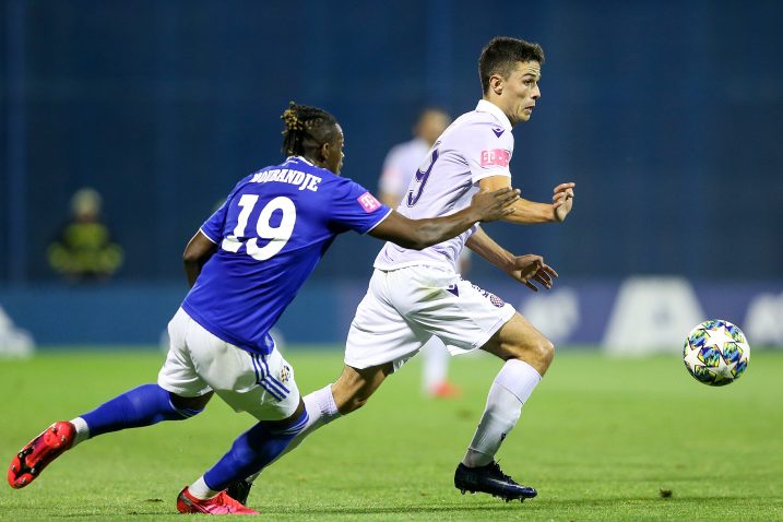 Jacques Moubandje (Dinamo) i Mario Čuić (Hajduk)/Foto PIXSELL