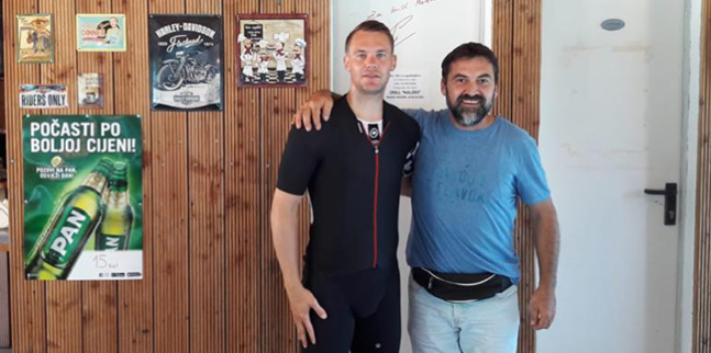 Manuel Neuer zastao je i u kafiću u blizini Omiša/Foto Dalmatinski portal