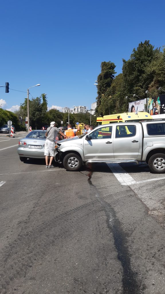 Sudar u Zvonimirovoj / Snimio Ivica TOMIĆ