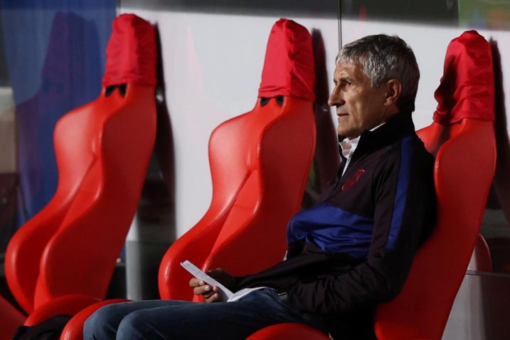 Trener Barcelone Quique Setien/Foto REUTERS
