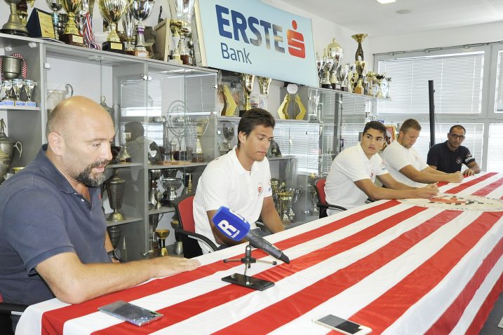 Samir Barać, Ivan Vrbnjak, Marin Jovančević, Roko Jurišić i Boban Voštić/Foto S. DRECHSLER