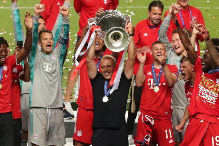 Hansi Flick i igrači Bayerna/Foto Reuters