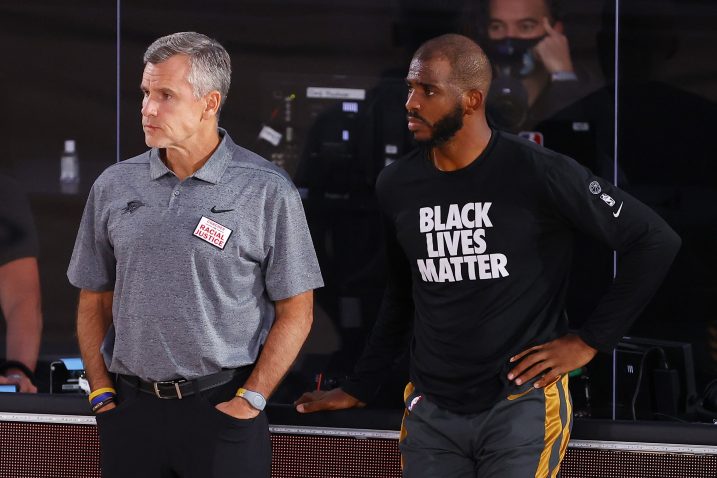 Billy Donovan i Chris Paul/Foto REUTERS