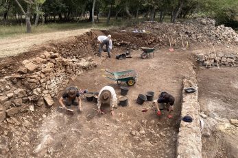 U kasnoantičkoj vili arheolozi pronašli uljaru u kojoj su stanovnici tog krčkog rimskog grada proizvodili maslinovo ulje te ga čuvali u amforama s cijelog Mediterana / Foto M.C.BULLY