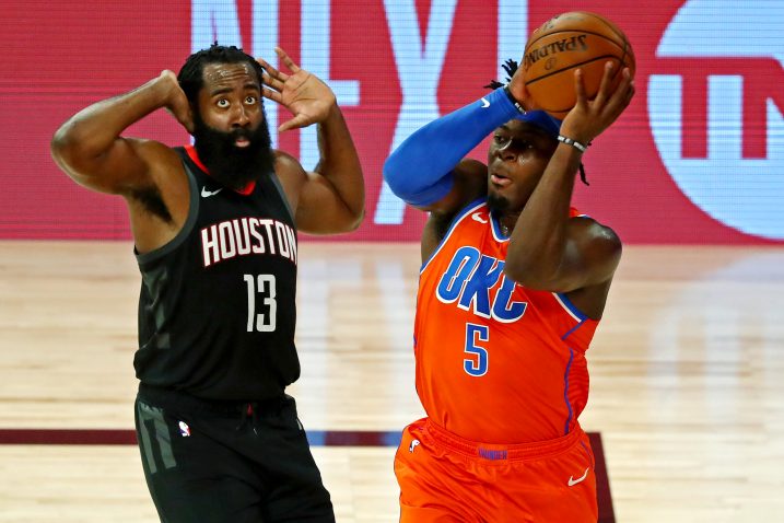 James Harden (Houston) i Luguentz Dort (Miami)/Foto REUTERS