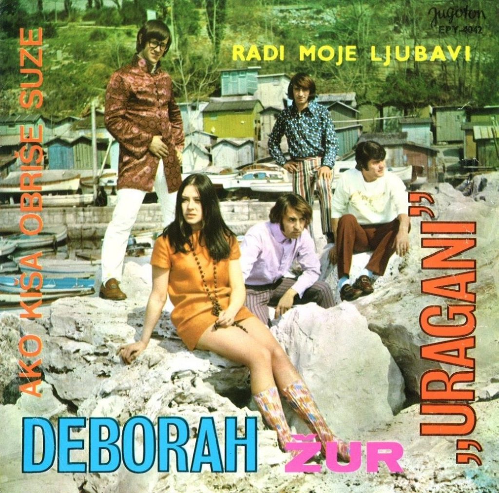 : Cover ploče Uragana s hitom »Deborah«