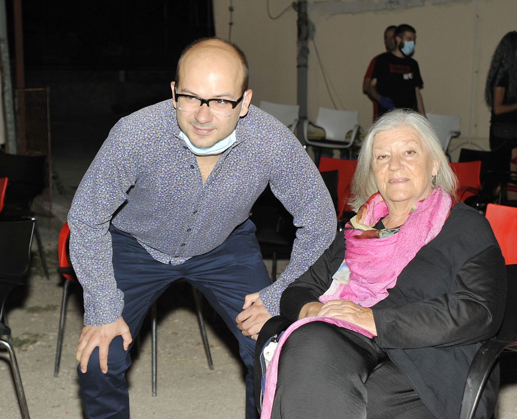 Redatelj Jure Pavlović i glumica Neva Rošić na riječkoj premijeri / Foto: S. DRECHSLER