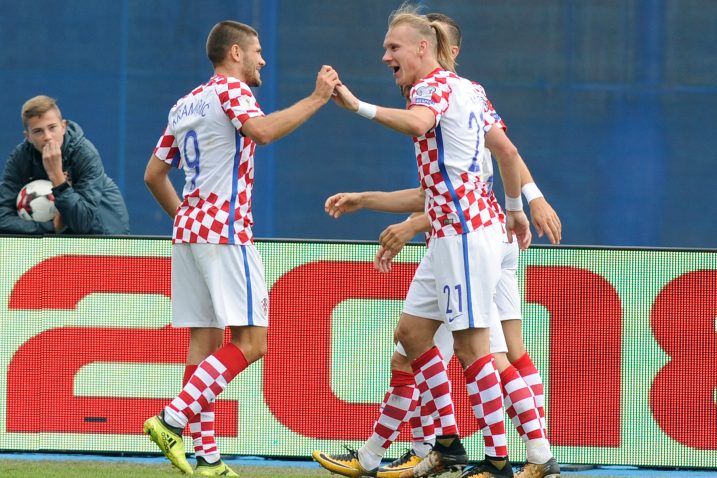 Andrej Kramarić i Domagoj Vida / Foto Davor KOVAČEVIĆ
