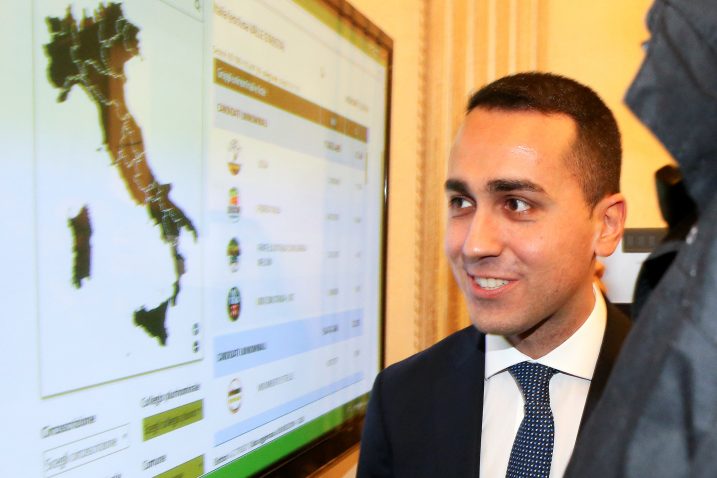 Najjača stranka nedjeljnih izbora u Italiji je antisemitski M5S na čelu kojeg je Luigi Di Maio / Foto REUTERS