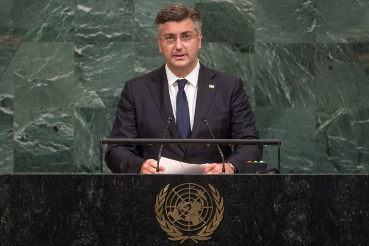 Andrej Plenković na Općoj skupštini UN-a / Foto Vlada RH