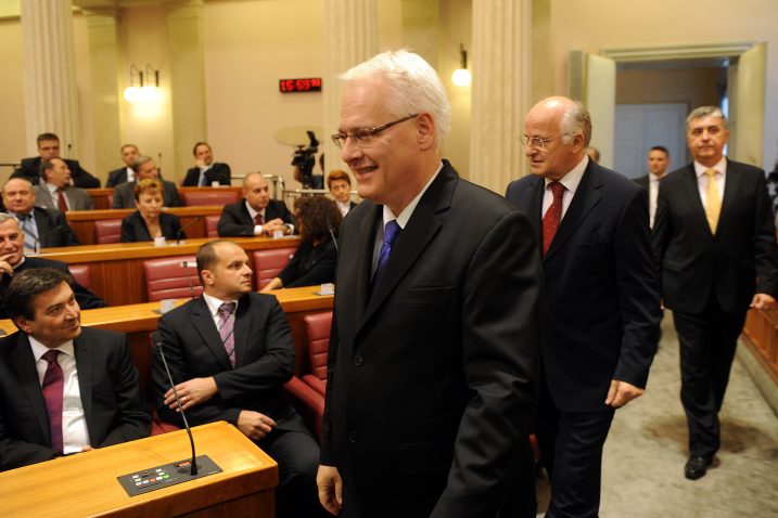Svečana sjednica Sabora u povodu Dana neovisnoti / Snimio Denis LOVROVIĆ