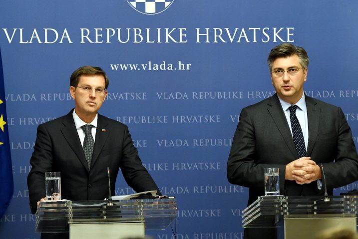 Miro Cerar i Andrej Plenković / Foto Denis LOVROVIĆ