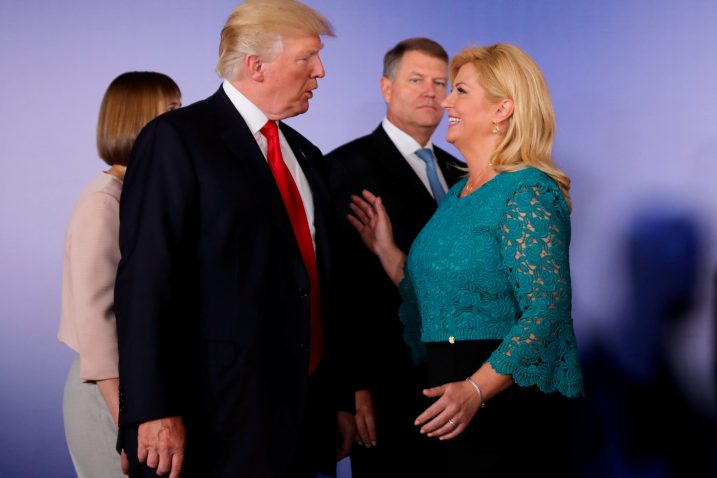Donald Trump i Kolinda Grabar-Kitarović, Foto: REUTERS