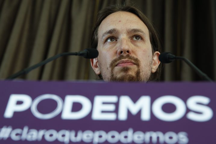 Pablo Iglesias na čelu Podemosa / Foto Reuters