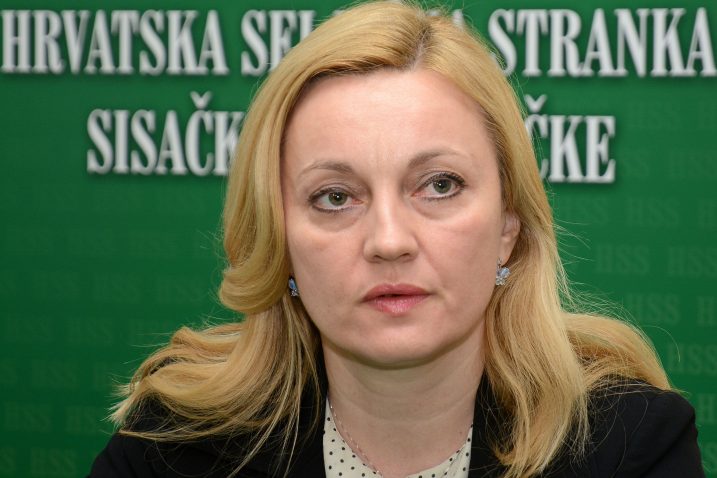 Marijana Petir, ljuta protivnica Kreše Beljaka u HSS-u / Foto Nikola CUTUK/PIXSELL