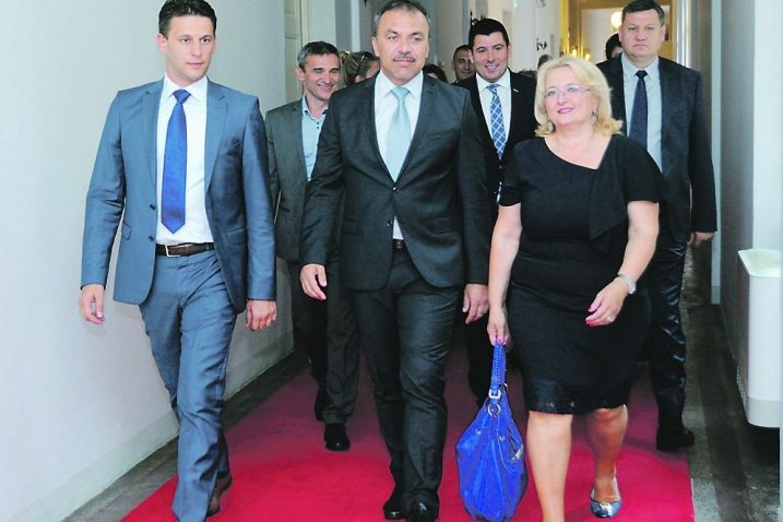 Božo Petrov, Vlaho Orepić i Ines Strenja Linić / Foto Darko JELINEK
