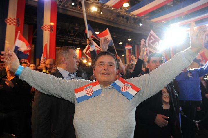Stožer HDZ-a / Snimio Davor KOVAČEVIĆ