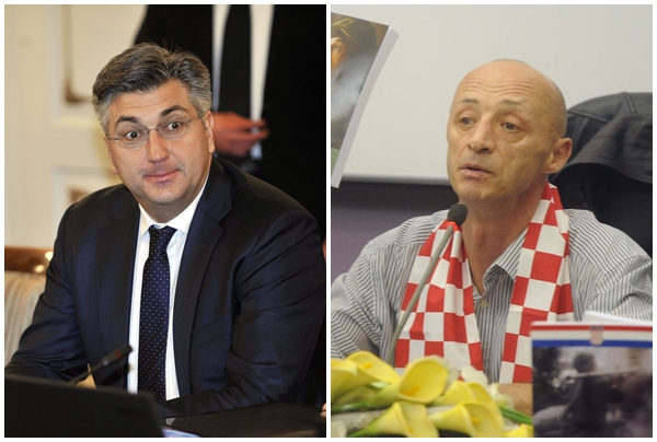 Andrej Plenković, Petar Janjić Tromblon / Foto: Novi list