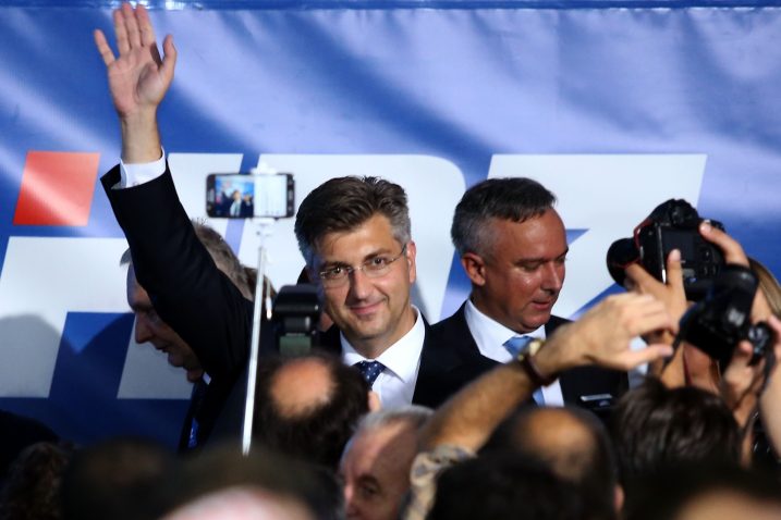 Novi šef HDZ-a pokazao se biračima kao samouvjeren igrač / Foto Robert ANIĆ/PIXSELL