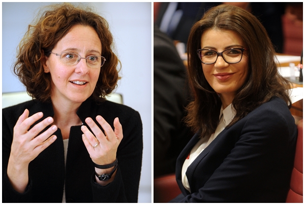 Nina Obuljen Koržinek, Josipa Rimac / Foto: Novi list