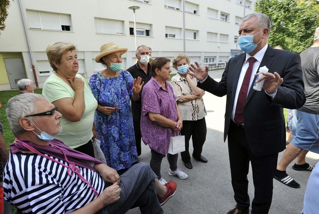 Darko Horvat u Cvjetnom naselju / Foto Davor KOVAČEVIĆ