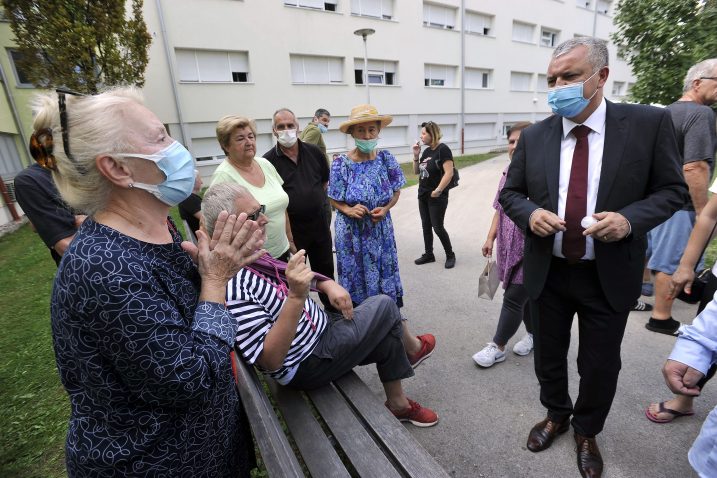 Darko Horvat u Cvjetnom naselju / Foto Davor KOVAČEVIĆ