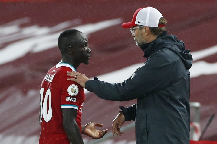 Sadio Mane i Jurgen Klopp/Foto REUTERS