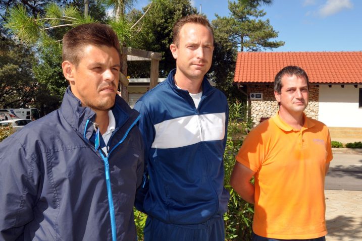 Dario Buršić i Dino Dminić odradilli su najteži dio spasilačke akcije, a veliki doprinos dao je i njihov kolega iz kampa Teo Vuković / Foto Mladen Trinajstić