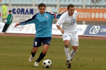 Tomislav Pavličić i Hrvoje Štrok na Kantridi prije 10 godina/Foto Arhiva NL