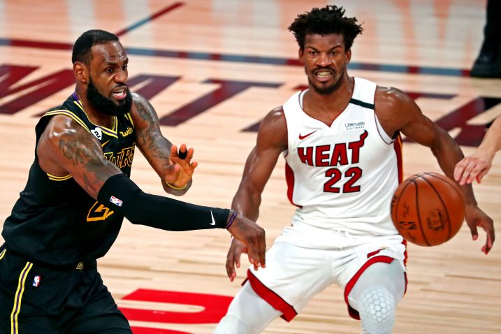 LeBron James i Jimmy Butler/Foto REUTERS