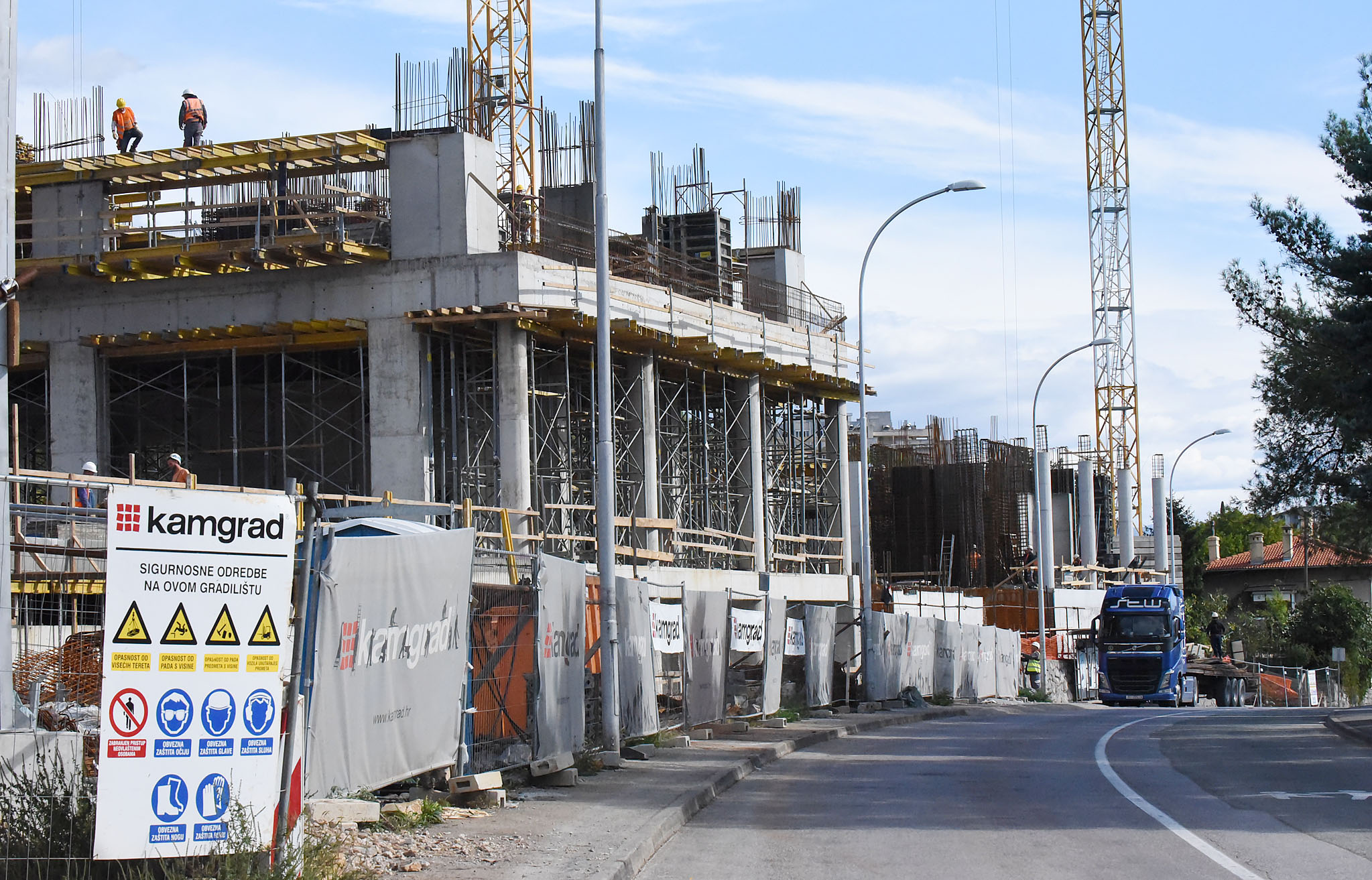 Prva i druga etaža zgrada već je gotova / Foto S. DRECHSLER