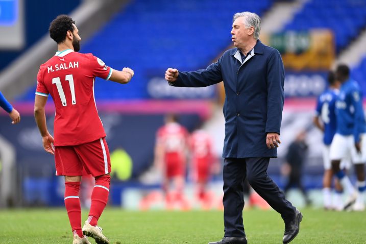 Mo Salah i Carlo Ancelotti/Foto REUTERS