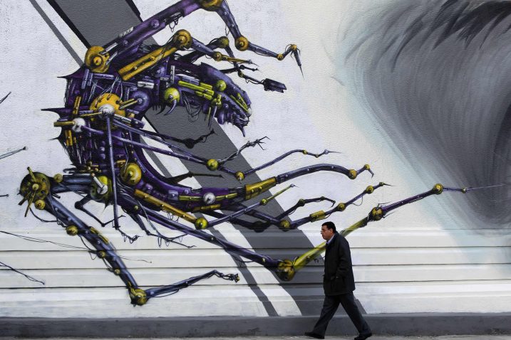 Grafit u siromašno dijelu Atene, Foto: REUTERS
