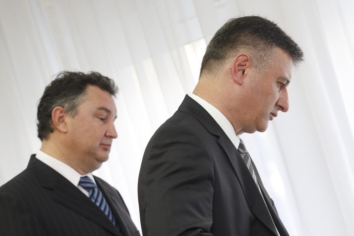 Tomislav Karamarko i Oliver Grbić / Foto Goran Mehkek / CROPIX