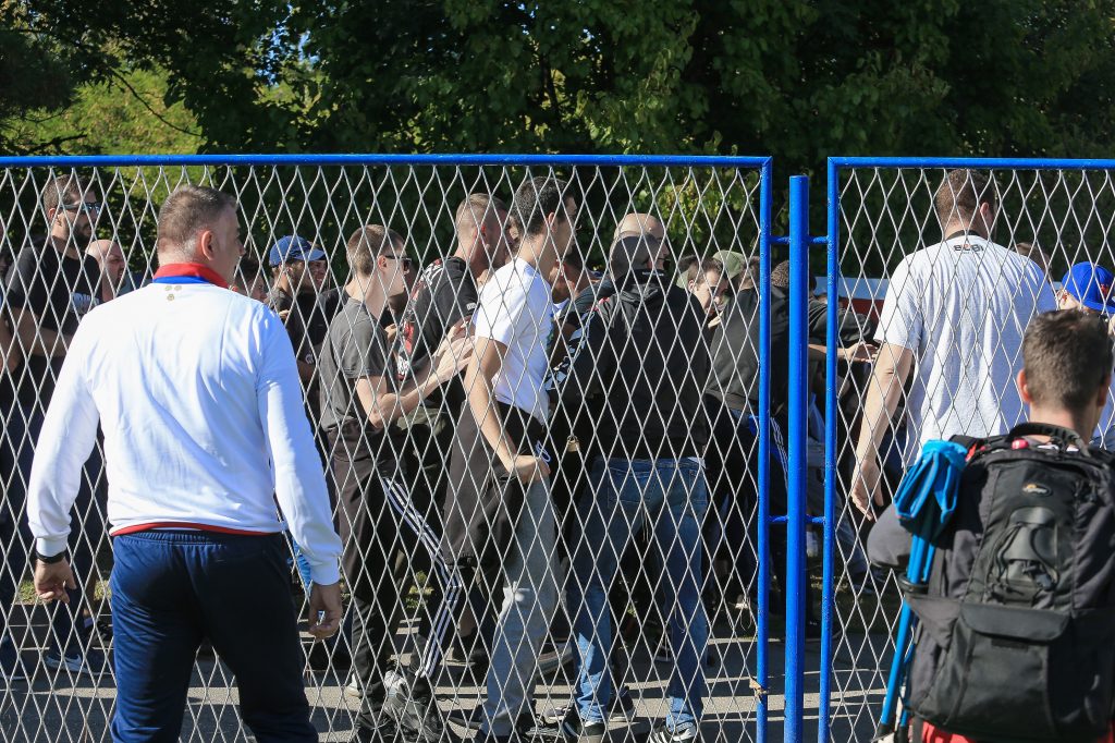 Sukob Torcide i policije/Foto PIXSELL