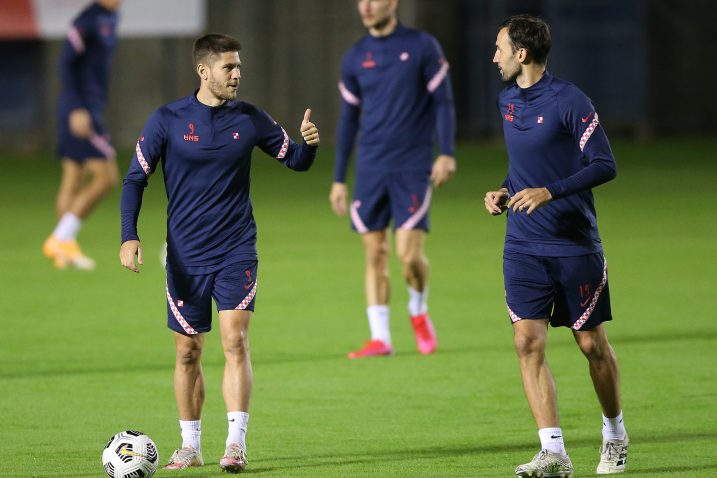 Andrej Kramarić i Milan Badelj/Foto PIXSELL