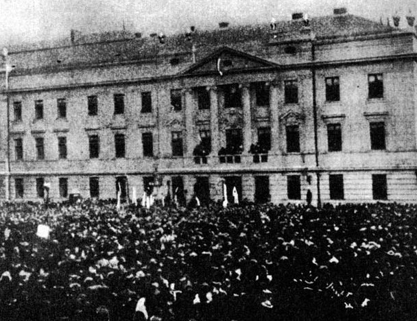 Markov trg 29. listopada 1918. godine