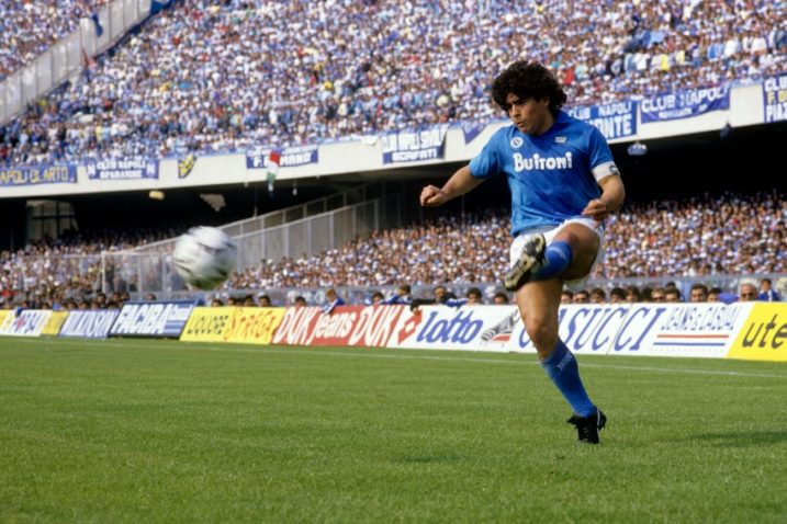 Diego Armando Maradona u dresu Napolia