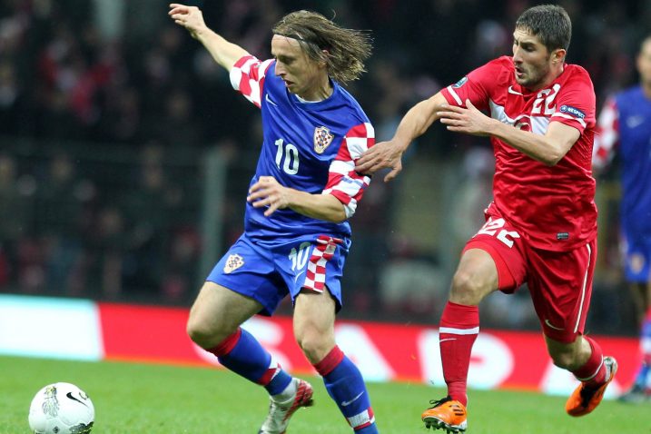 Luka Modrić u Istanbulu 2012. godine
