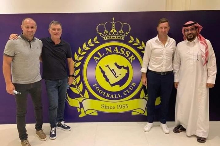 Ivo Milić, Boris Pučić, Alen Horvat i direktor akademije Hanni