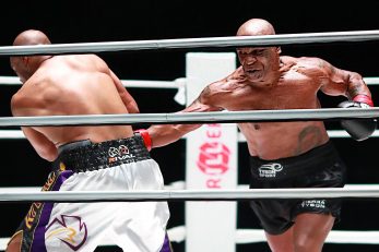 Roy Jones Jr i Mike Tyson/Foto REUTERS