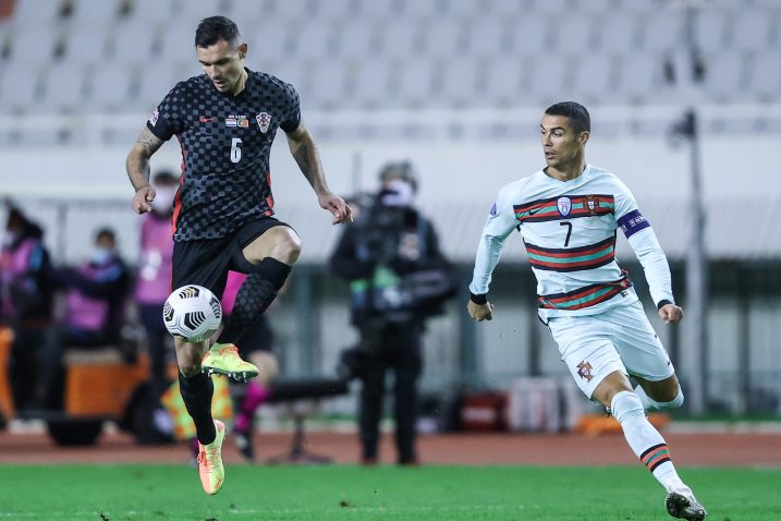 Dejan Lovren i Cristiano Ronaldo/Foto PIXSELL