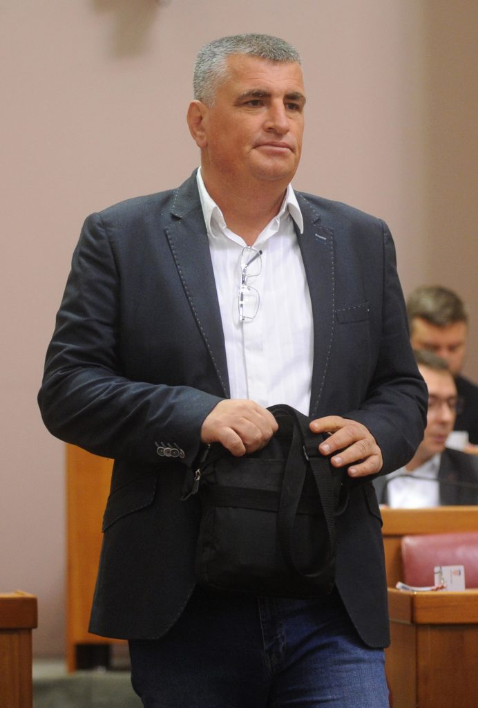 Miro Bulj u Saboru, snimio Darko Jelinek