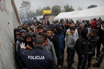 Migranti u blizini Bihaća / Reuters