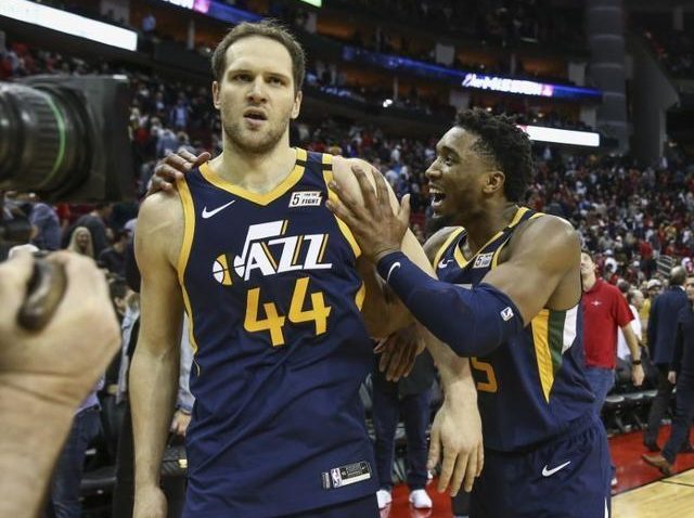 Bojan Bogdanović i Donovan Mitchell/Foto: REUTERS