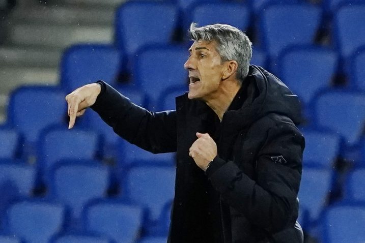 Imanol Alguacil, trener Real Sociedada/Foto REUTERS
