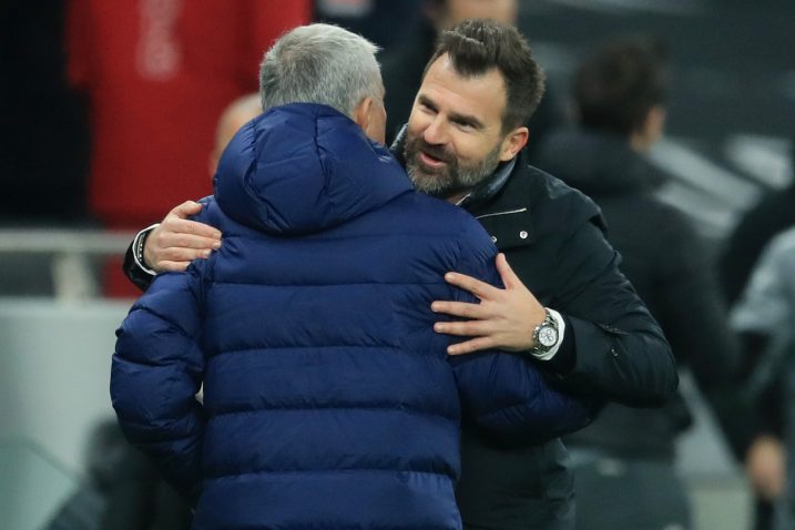 Ivan Leko i Jose Mourinho/Foto REUTERS