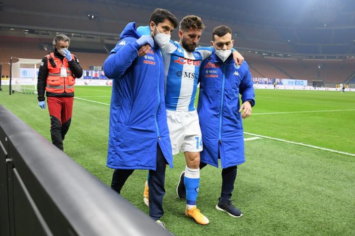 Mertens se ozlijedio u derbiju protiv Intera/Foto REUTERS