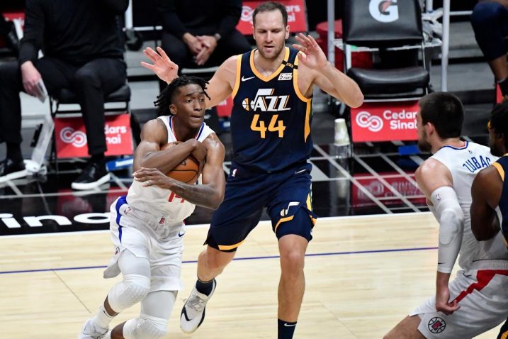 Bojan Bogdanović i Terance Mann/Foto REUTERS