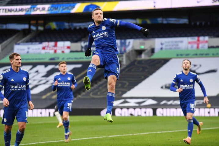 Jamie Vardy slavi pogodak/Foto REUTERS